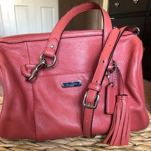 Pink Coach satchel bag